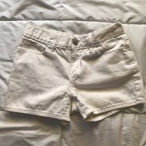 White girls shorts